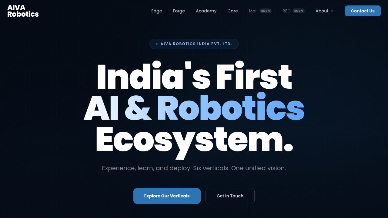 AIVA Robotics | India's First AI & Robotics Ecosystem